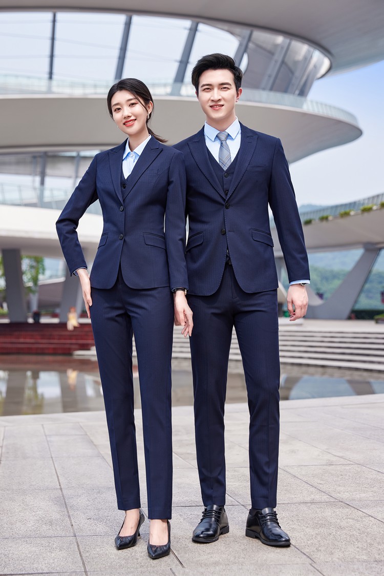 男女同款藏青色西服定制 男女同款藏青色西服定制