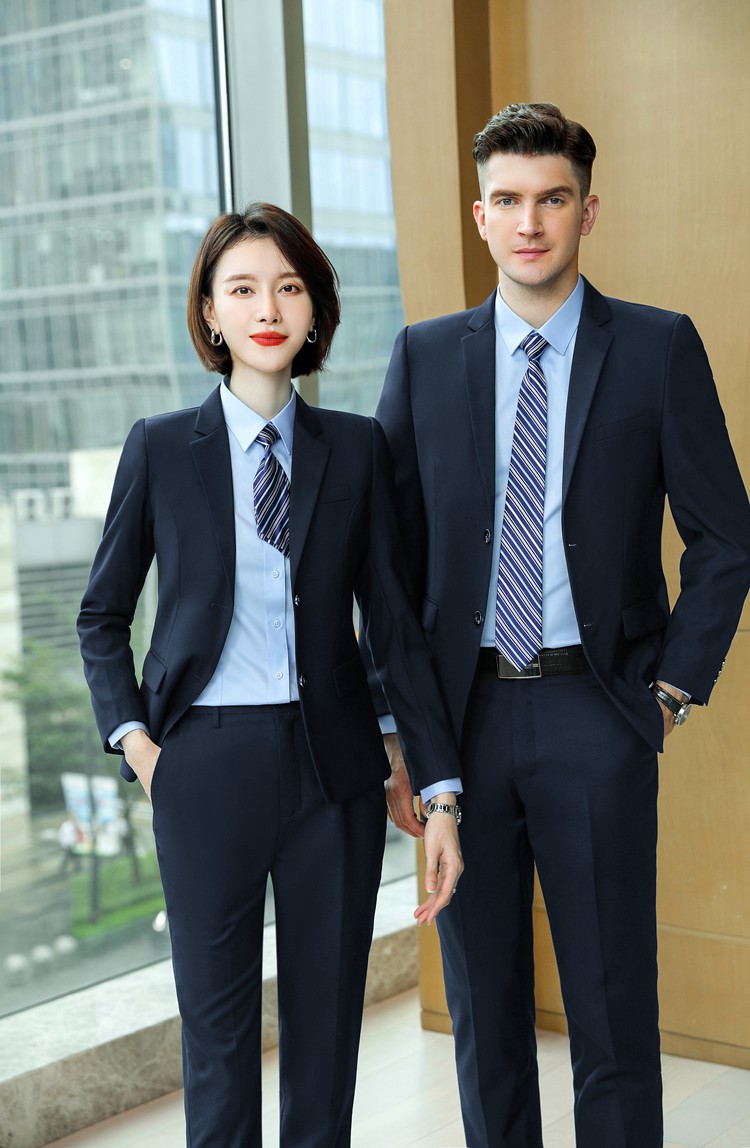 男女同款职业装定制套装 男女同款职业装定制套装