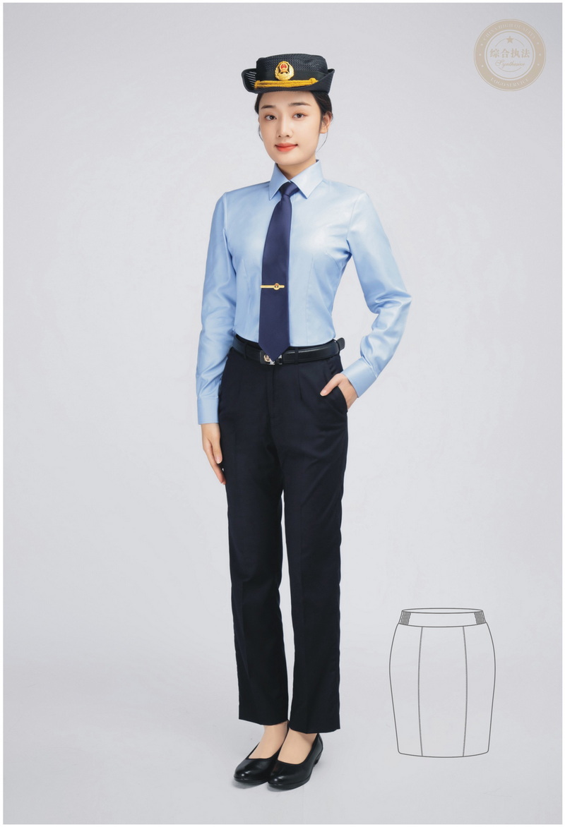 HT031-014衡通职业装六部委综合行政执法保安夏裤女款.JPG